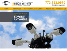 Tablet Screenshot of invisionsystems.net